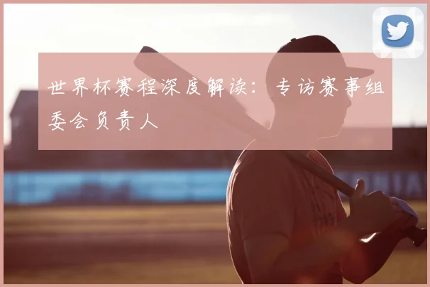 世界杯赛程深度解读：专访赛事组委会负责人